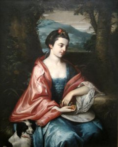 Ann Allen, senere fru John Penn af Benjamin West