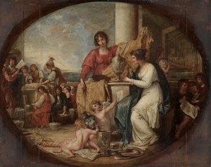 British Manufactory - En skitse af Benjamin West