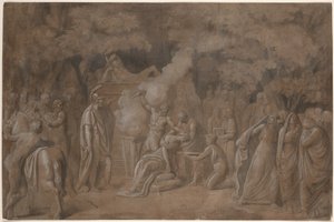 Iphigenias død (?) af Benjamin West