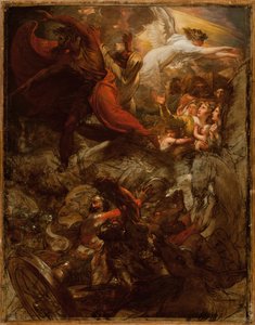 Farao og hans vært tabt i Det Røde Hav, 1792 og efter 1800 af Benjamin West