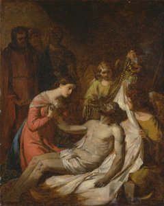 Studie af Klagesangen over den døde Kristus af Benjamin West