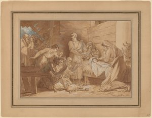Hyrdernes tilbedelse af Benjamin West