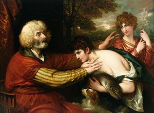 Tobias tilbagevenden af Benjamin West