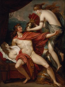 Thetis bringer rustningen til Achilleus af Benjamin West