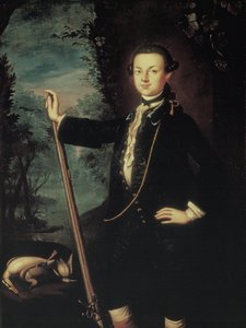 Thomas Mifflin (1744-1800), ca. 1757-59 (olie på lærred) af Benjamin West