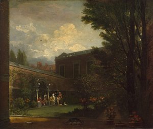Familien West i atelierhaven af Benjamin West