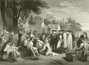 William Penns traktat med indianerne af Benjamin West