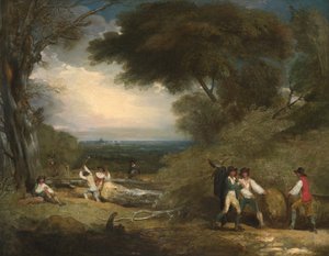 Skovhuggere i Windsor Great Park af Benjamin West