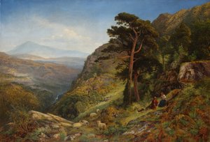 På bakkerne over Betws-y-Coed, Wales