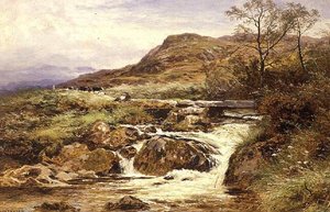 Sommertid nær Dolgelly, North Wales af Benjamin Williams Leader