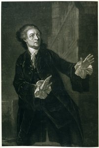 David Garrick (1717-79) som Hamlet