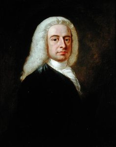 Portræt af dommer Christopher Robinson (olie på lærred)
