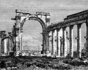 Ruinerne af Palmyra, Syrien, 1800-tallet