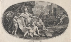 Arkitektur, 1690. af Benoit Audran I