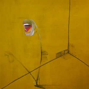 La colère, panel 2, 2016 (olie og akryl på lærred) af Benoit Erwann Boucherot