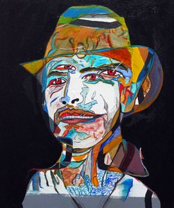 Surportræt: Marcos Alejandro Rosas Jassan, 2014 (olie på lærred)