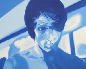 Surportrait : Sébastien, 2005 (olie på lærred) af Benoit Erwann Boucherot
