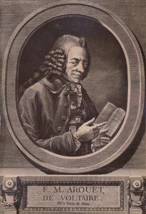 Voltaire, fransk forfatter og filosof, c1700-tallet 1894 af Benoit Louis Henriquez