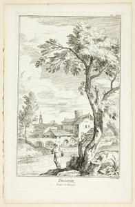 Design: Landscape Study, fra Encyclopédie af Benoit Louis Prevost