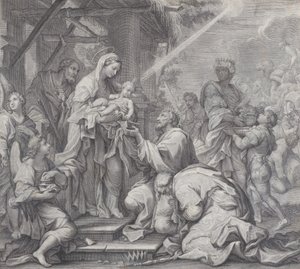 Magiernes tilbedelse, 1714-24. af Benoît Farjat