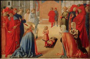 Sankt Zenobius opdrager en død dreng af Benozzo Gozzoli