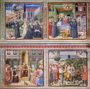 Episoder fra Augustins liv, 1463-65 (se 192535, 192549, 192550, 192551, 192552)