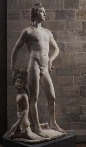 Apollo og Hyacint, anden halvdel af det 16. århundrede.. af Benvenuto Cellini