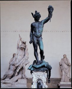 Perseus med Medusas hoved, 1545-54 (bronze)