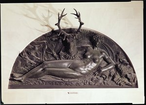 The Nymph of Fontainebleau, 1542 (bronze)