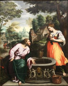 Jesus og den samaritanske kvinde.