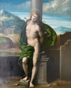 Sankt Sebastian af Benvenuto Tisi da Garofalo