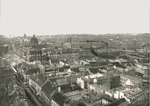 Panorama af byen Berlin, Tyskland, 1895. af Berlin Photographic Co