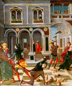 Massakren på de uskyldige, midten og slutningen af det 15. århundrede (tempera på panel)