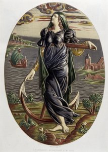 Hope - Keramisk fad, i "The work of Bernard Palissy"" af C. Delange og C. Borneman, Paris