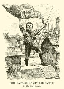 Capture of Windsor Castle (gravering) af Bernard (after) Partridge