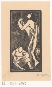 Nat af Bernard Essers (signed by artist)