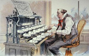 The Administration Typewriter, tegneserie for magasinet 