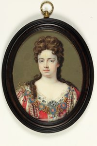 Queen Anne (akvarel på elfenben)