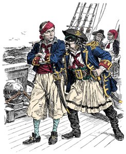 To pirater truer Illustration af Bernard Partridge (1861-1945) fra 