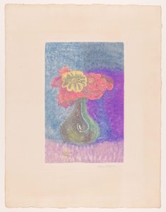 Vase med blomster af Bernard Klene (signed by artist)