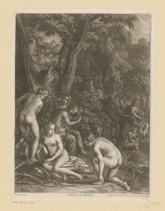 Actaeon og Diana Actaeon og Diana (titel på objekt) af Bernard Lens (I)