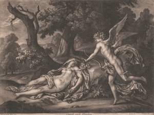 Amor og Psyche af Bernard Lens