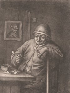 Mand ryger af Bernard Lens