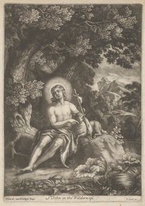 Johannes i ørkenen af Bernard Lens