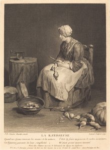 Riven af Bernard Lépicié after Jean Siméon Chardin