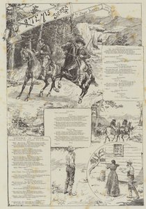 Artemis in Sierra, af Bret Harte af Bernard Partridge