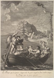 Allegori af tiden, 1690-1733. af Bernard Picart