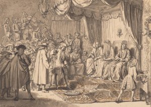Bryllup hos de portugisiske jøder af Bernard Picart