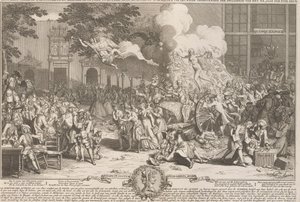 Monument til minde om dårskaben fra året 1720 Monument consacré a la posterité og memoire de la foil incroyable de la XX. Anne du XVIII. siecle / Til det evige minde om XX