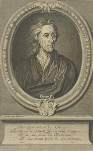 Portræt af lægen og filosoffen John Locke 1632-1704, 1721. af Bernard Picart
